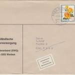 Schweiz - 10 Rp. Juventute Rosen Brief Worben - Baar 1972 Retourzettel "Inconnu"