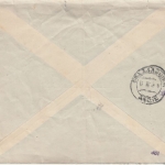 Griechenland - 2x100 Dr. Landschaften .a. Luftpost Zensurbrief Thessaloniki 1943