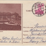 Rumänien - 30 B. Bildganzsache + Zusatz Sibiu - Herrenberg 1956