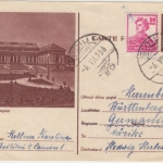 Rumänien - 30 B. Bildganzsache + Zusatz Sibiu - Herrenberg 6.7.1956