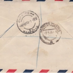 Südafrika 3 P. Silberhochzeit Zusammendrucke u.a. Luftpost Einschreibebrief 1948
