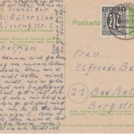 AM-Post - 5 Pfg. Ganzsache + Zusatz Gütersloh - Bad Rothenfelde 27.2.46