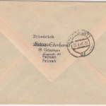 Bizone - 60 Pfg. Arbeiter/Netz u.a. Einschreibebrief Göppingen - Stuttgart 1948