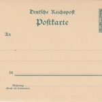 DR - 5 Pfg. Krone/Adler Ganzsache Ausgabe 1890 ungebraucht Druckdatum 1090c