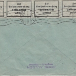 Schweden - 4x10 Ö. Löwe Zensurbrief Stockholm - Hohenstein-Ernstthal 1936