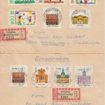 DDR - 5 Satzbriefe Einschreiben Schipkau - Nennslingen 1967