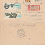 DDR - 5 Satzbriefe Einschreiben Schipkau - Nennslingen 1967
