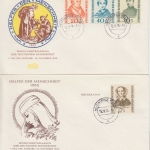 BRD - Wohlfahrt 1955 Satz 2 Schmuck-FDC EST Heidmühle (Oldb.) 15.11.55