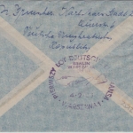 DDR - Lufthansa (Ost) Erstflug Berlin Warschau 1.2.56 Zuleitung Karl-Marx-Stadt