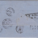 Preussen/Baden - Sonneburg 26/6 Ra2 Francobrief n. Wiesloch 1861