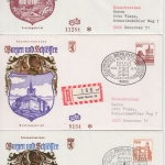 Berlin - Burgen & Schlösser 20 teils Schmuck-FDC/Einheiten ESST Berlin