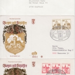 Berlin - Burgen & Schlösser 20 teils Schmuck-FDC/Einheiten ESST Berlin