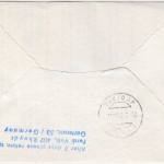 Berlin - 2x50 Pfg. Wofa Schiffspost Rødby Fehmern Zuleitung SAS 1st-Flug 1971