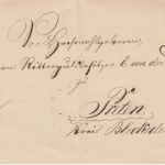 DR - 3 Pfg. m. Zwischensteg Drucksache (Rittertag) Celle - Preten 1887
