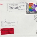 Brasilien - Lufthansa Sonderflug 40 J. Südatlantikverkehr Rio de Jan. - FFM 1974