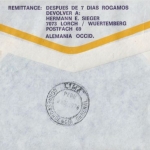 Venezuela - Lufthansa Erstflug Caracas - Lima 1976 Schmuckkuvert