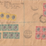 Tanganjika Mandated Territory - 20x15 C. Georg V. u.a. Luftpost Einschreibebrief