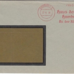 DR - Hamburg 1938 4 Pfg. Absenderfreistempel Haus der Ärzte Drucksache