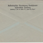 DR - Hamburg 1938 4 Pfg. Absenderfreistempel Haus der Ärzte Drucksache