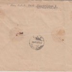 DR-Infla - 2 M.+80 Pfg. By-Abschied/DR Wertbrief Zweibrücken 1921 n.