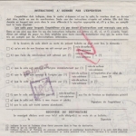 Elfenbeinküste - 15 F. Portomarke Paketkarte n. ÖSTERREICH Abidjan 1976 n.