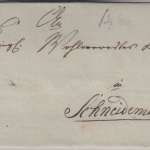 Preussen - Iastrow 24/5 L2 Francobrief n. Schneidemühl ca. 1830/35