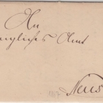 Hannover - Loccum 27/3 (1867) nachv. hann. blauer K2 Dienstbrief n Neustadt a/R.
