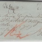 Preussen - Soldin 22/3 (1836) L2 Fahrpostbrief n. Berlin (roter Packkammer !)