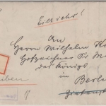 DR - Landsberg (Warthe) 1912 Einschreibebrief Frei d. Ablösung n. Berlin