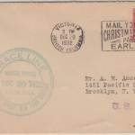 Canada - Grace Line Maiden Voyage Santa Rosa Pacific Coast New York Service 1932