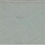 All.Bes./Kontrollrat - Postamt Würzburg Bahnpost Zug... Notstempel Brief ca 1947