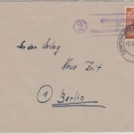 All.Bes./Kontrollrat - (2) Großkoschen ü. Senftenberg Landpoststpl. Brief 1946