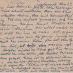 All.Bes./Kontrollrat - 25 Pfg. Ziffer u.a. Zensurkarte n. DÄNEMARK Aventoft 1947