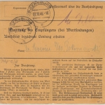 All.Bes./Kontrollrat - 2x60 Pfg. Ziffer Paketkarte Bergfelde - Bernburg 1946
