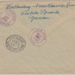 All.Bes./Kontrollrat - 75 Pfg. Ziffer u.a. Einschreibebrief n USA Heilbronn 1948