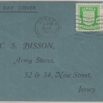 DB Kanalinseln - Jersey 1/2 P. Paar Drucksache/FDC 29. JAN 1942