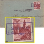 Gen.Gouv. Polen - Golcza Ra1 u. Dat.-L1 26. OKT 1940 Brief n. Krakau