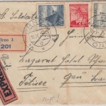 Böhmen & Mähren/Tschechien - Brünn 19.10.39 Eilboten Einschreibebrief MIF !!