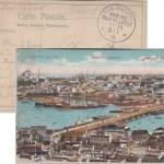 DR - MSP No.14 Feldpostkarte AK Constantinopel - Netzschkau 1915