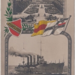 DR - MSP No. 83 SMS Kaiserin AK SMS Karlsruhe n. Berlin 1916