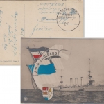 DR - MSP No. 83 SMS Kaiserin AK SMS Kolberg n. Berlin 1916