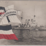 DR - MSP No. 83 SMS Kaiserin AK SMS Lothringen n. Berlin 1916