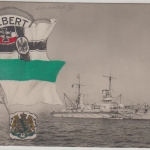 DR - MSP No. 83 SMS Kaiserin AK SMS König Albert n. Berlin 1916