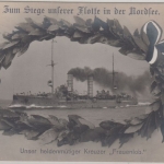 DR - MSP No. 83 SMS Kaiserin AK SMS Frauenlob n. Berlin 1916