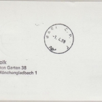 BRD - Bundesmarine MSP 59 "Deutschland" Zuleitung LH-Erstflug FFM - Bari 1989