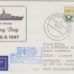 BRD - Bundesmarine MSP 55 Tender Neckar Zuleitung LH-Erstflug FFM Luxor 1987