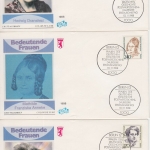 BRD - Frauen d. dt. Geschichte V Ergänzungswerte 5 Schmuck-FDC ESST 10.11.1988