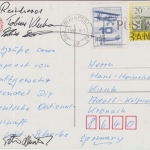 Ungarn Luftdruck Schieß-EM Budapest 1992 Sonderkarte m. Teinehmer-Unterschriften