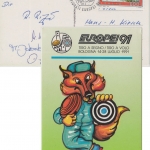 Italien - Bologna 1991 Tiro a Volo Tontaubenschieben Sonderkarte SST n. Kronach