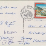 Italien - Bologna 1991 Tiro a Volo Tontaubenschieben Sonderkarte SST n. Kronach